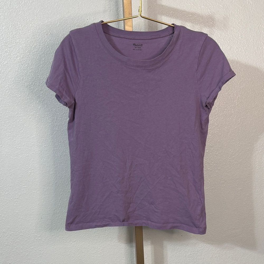 Madewell Lavender Short Sleeve Tee